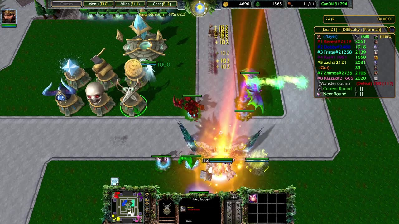 Failed the last level (Green TD Exa)