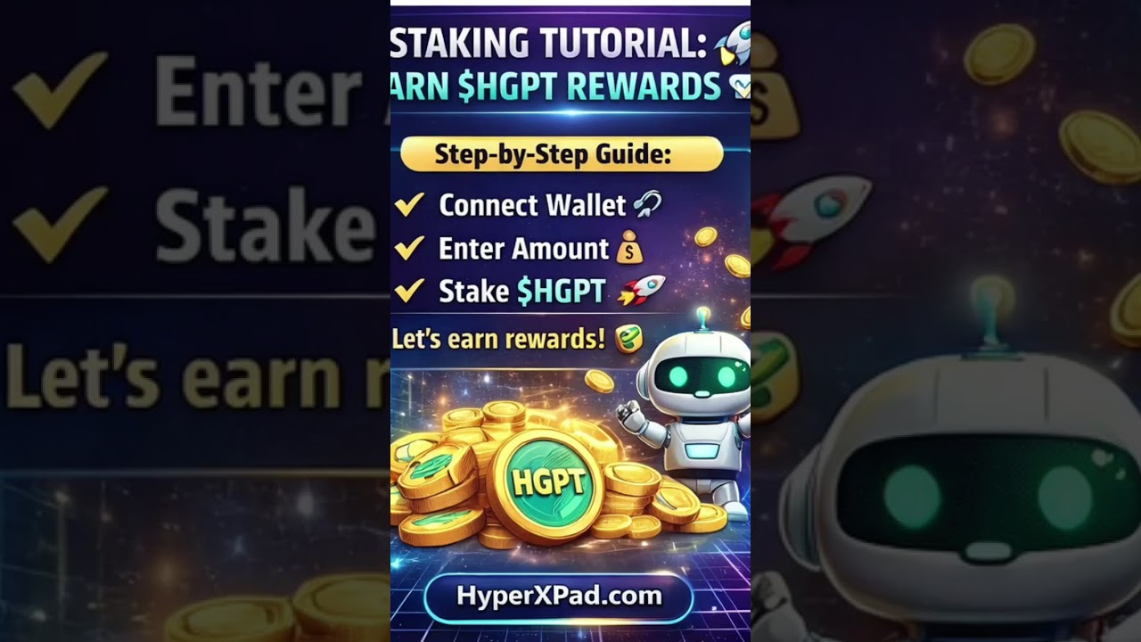 How to Stake $HGPT & Earn Rewards on HyperX Pad 🚀 (Full Guide)