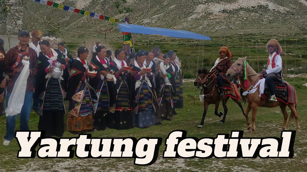 Celebrating yartung festival in Nyamdo Village// Nyamdo gauma yartung manau dai...
