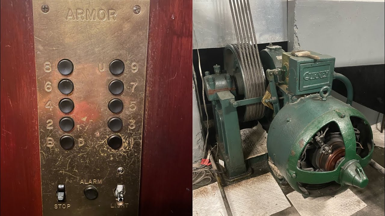 [Machine Room Tour] Antique 1923 Gurney/Armor Elevator in New York City