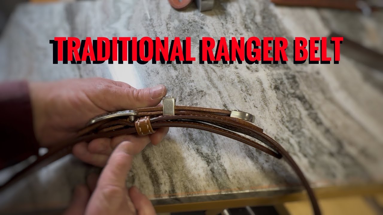 How to Make a Ranger-Style Leather Belt | Complete Leathercraft Tutorial