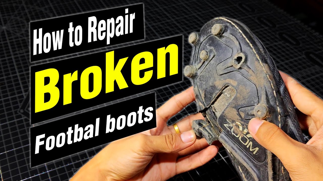 How to repair broken football boots #changing #sole #howtorepair #footballboots