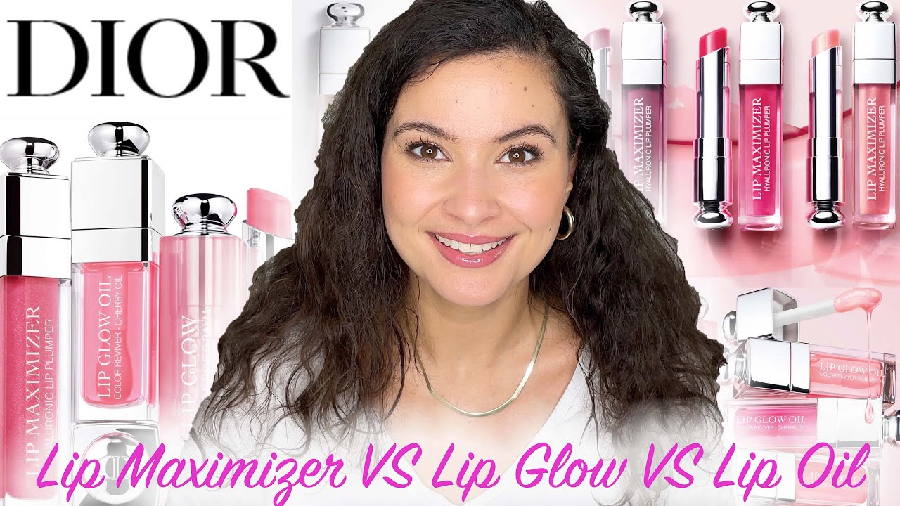 DIOR Lip Oil Glow VS Lip Maximizer VS Lip Glow | Full Review and Comparison