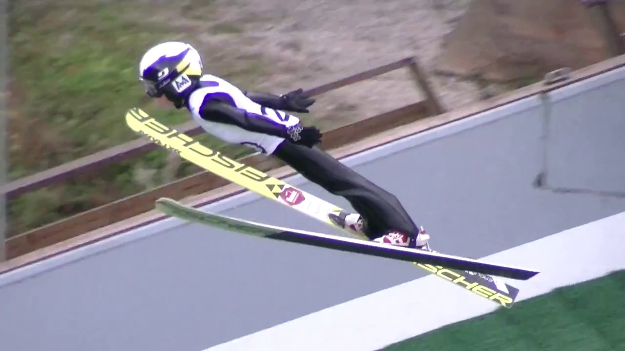 Ski jump  Kesä SM  Lahti sarja M 18 v koekierros