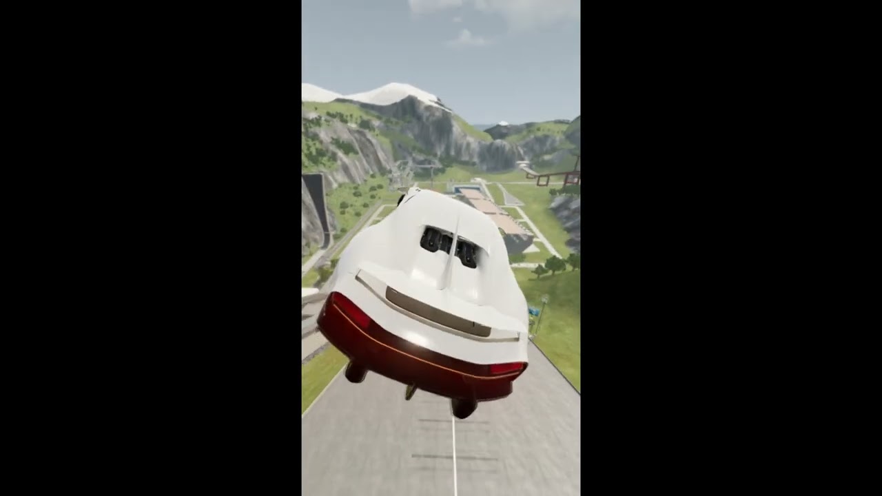 Сar against high jump #shorts  #beamngdrive #beamng #beamngrealistic