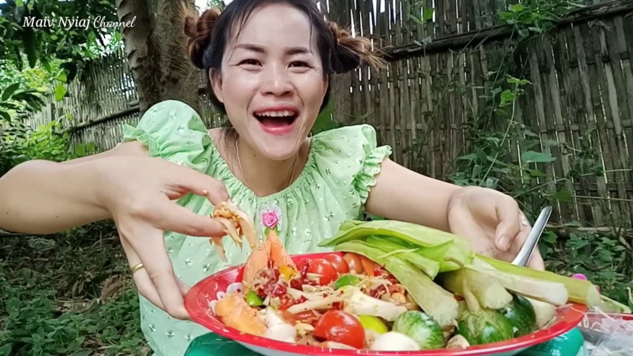 Ntsim Lab Npawj Kua Txob 100 lub..(เผ็ดละเบิด🔥🔥)