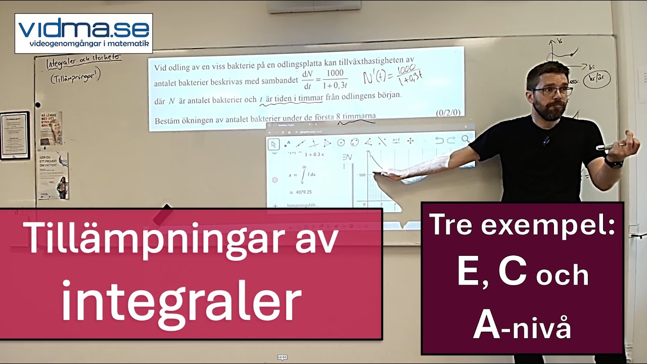 Matematik 4. TILLÄMPNINGAR AV INTEGRALER