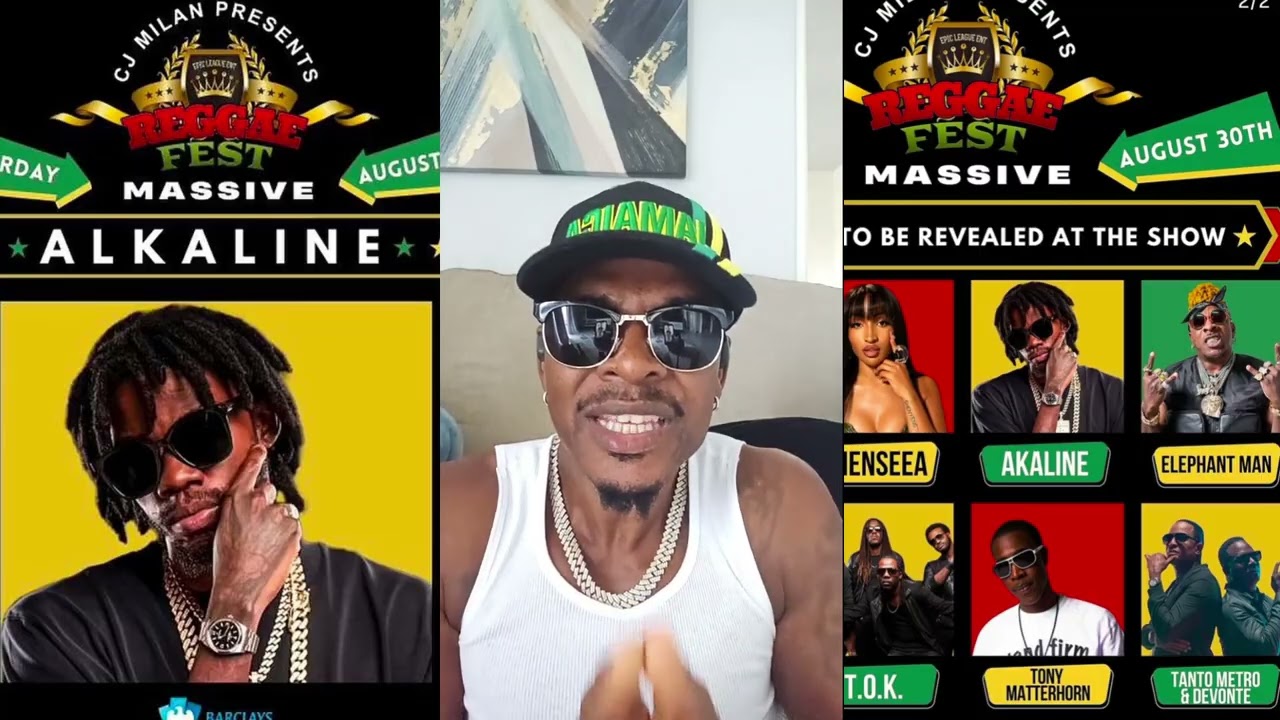 ALKALINE GOT HIS FLOWERS FROM PRETTII DON AND MR VEGAS / ALKALINE SHOULD HAVE CLOSED THE SHOW 