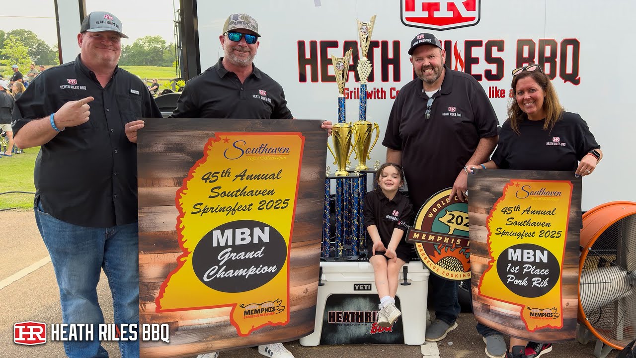 Heath Riles BBQ Wins MBN Grand Champion! | Southaven Springfest BBQ Competition