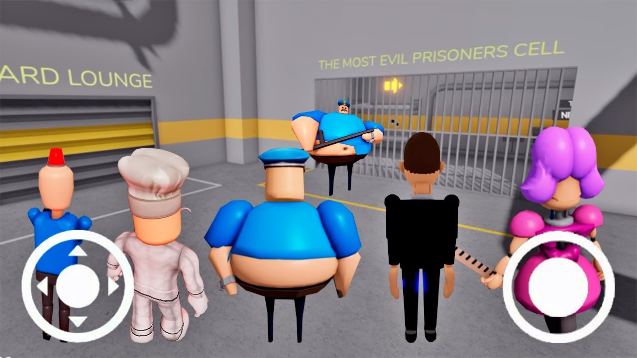 What if I Playing as EVERYONE?! All Barry's Prison Run Obby ROBLOX