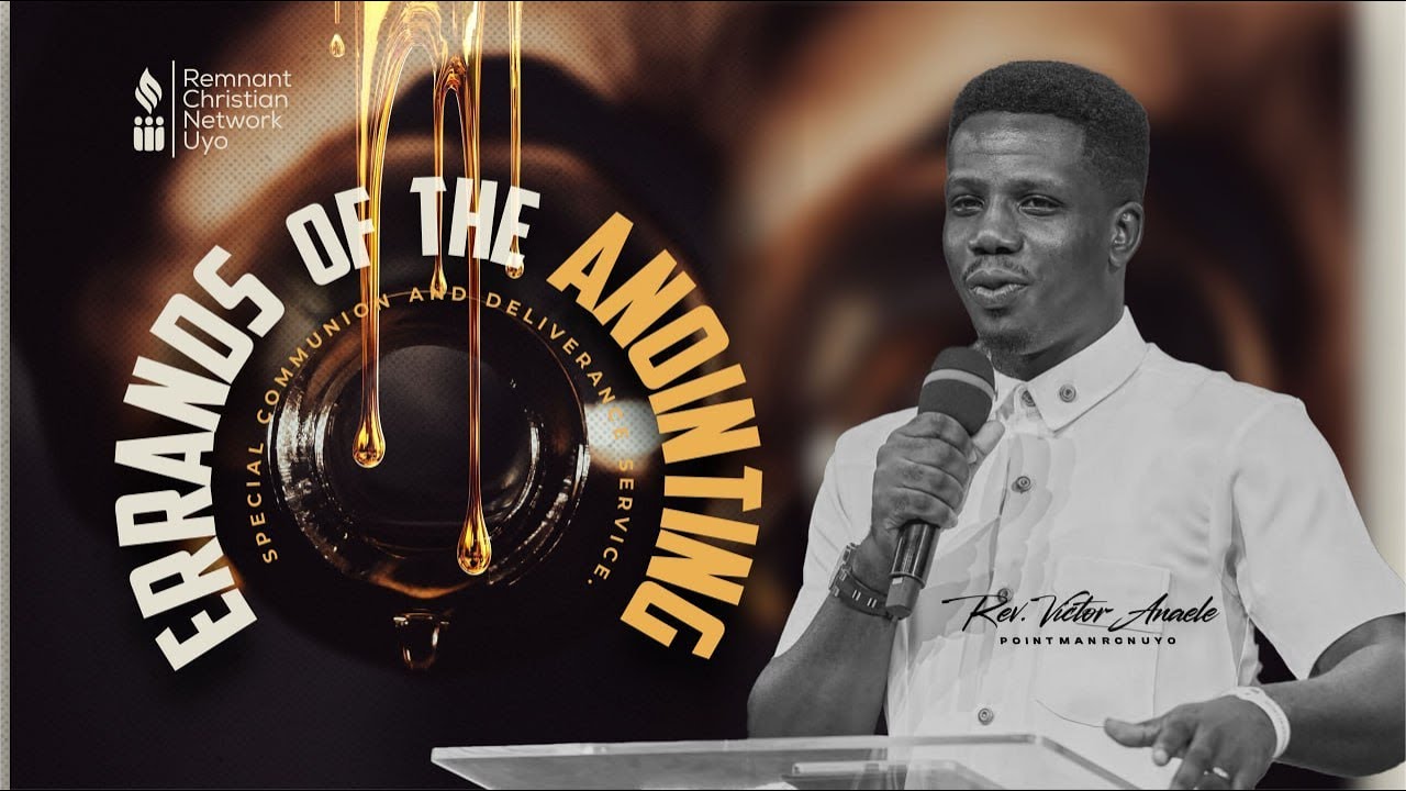 ERRANDS OF THE ANNOINTING || SUNDAY SERVICE || REV. VICTOR ANAELE || 25TH JANUARY 2026