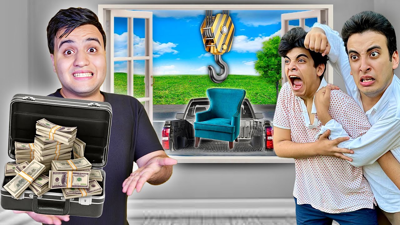 اقتحمنا منزل الحسن والحسين 😱 مقلب ( بيعنا العفش ) 💔 !