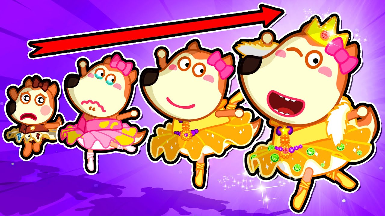 Familia Wolfoo Español| RICO VS POBRE VS GIGA RICO! ¡LUCY ES UNA BAILARINA FAMOSA! -Dibujos Animados