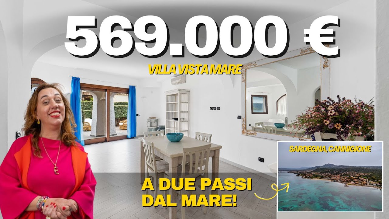 Villa da Urlo in Sardegna con vista mare