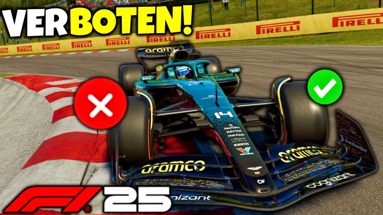 Curbs sind VERBOTEN! 💀 - F1 25 Challenge