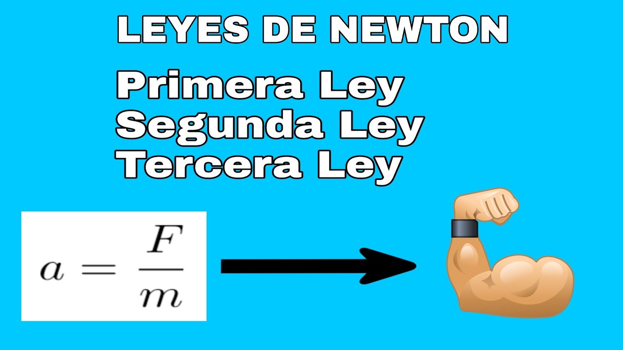 LEYES DE NEWTON | Explicación de las 3 leyes del movimiento de isacc newton