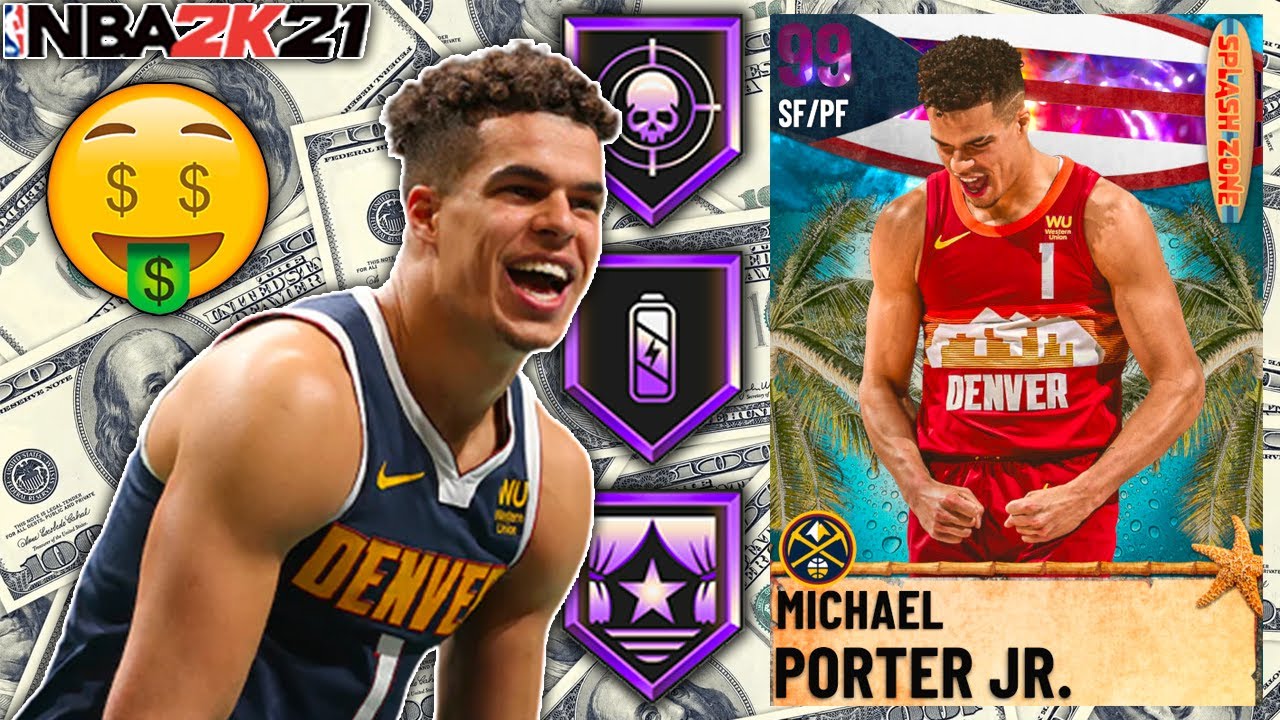 DARK MATTER MICHAEL PORTER JR COSTS 1,000,000 MT! MPJ GAMEPLAY! OFF BRAND KD?!? NBA 2K21 MyTEAM