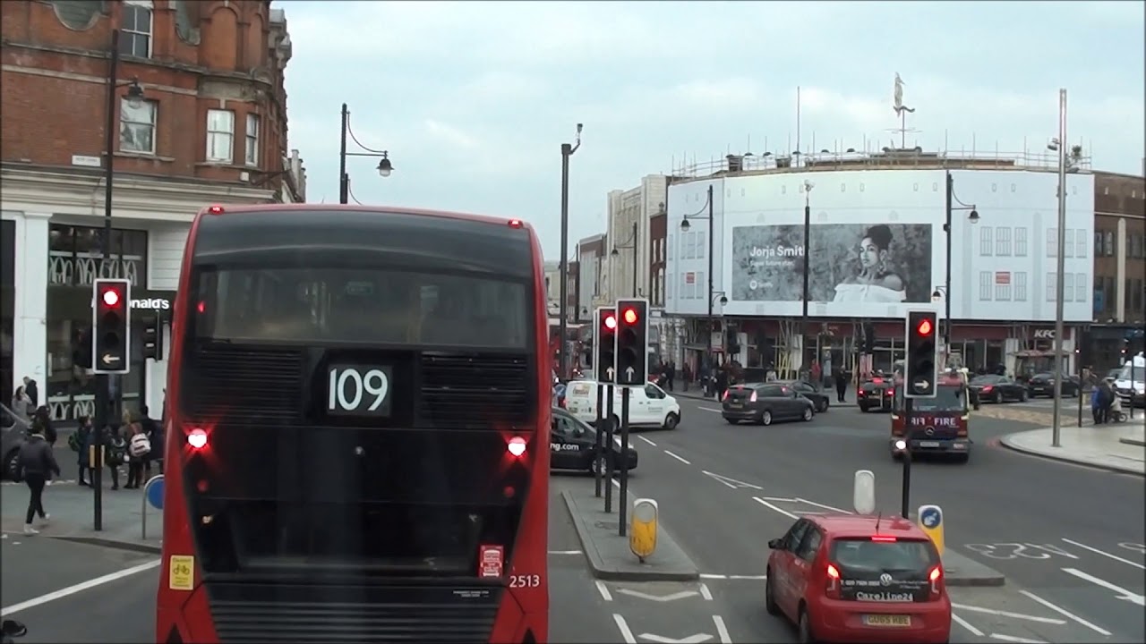 Route 133 Bus From Streatham Station to Liverpool Street (FULL VISUAL)