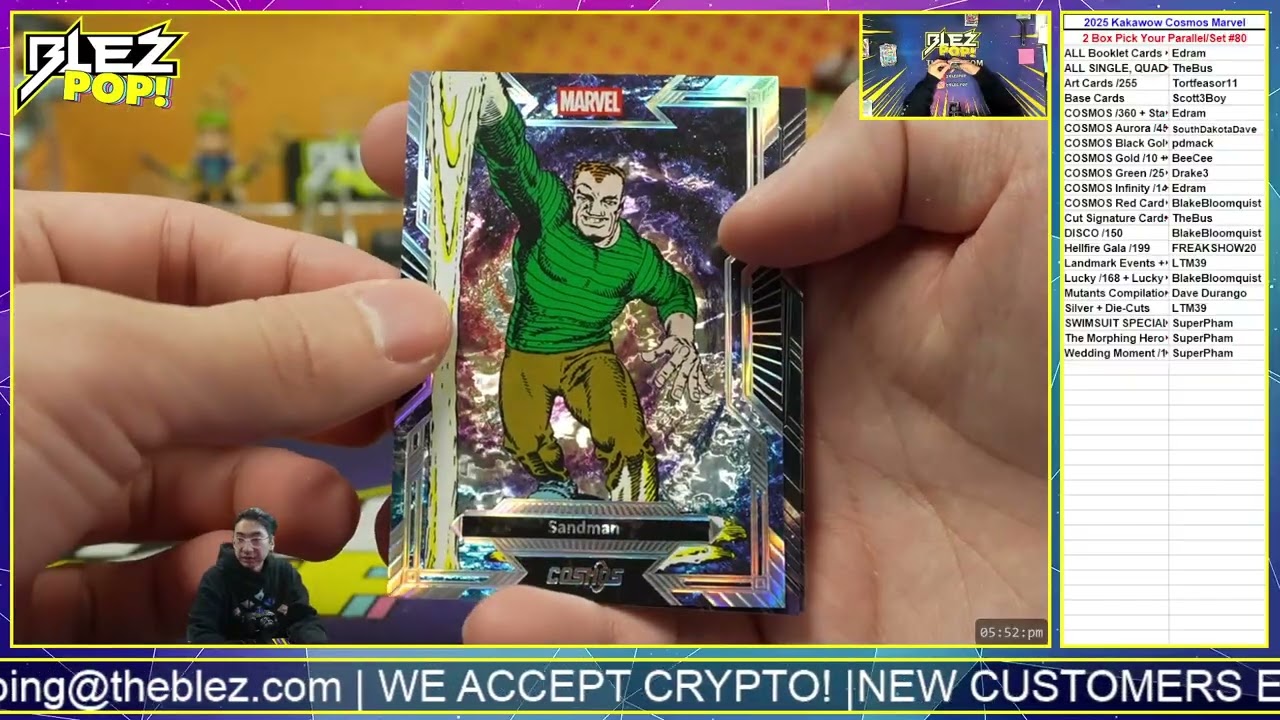 2025 Kakawow Cosmos Marvel 2 Box BREAK Pick Your Parallel Set #80