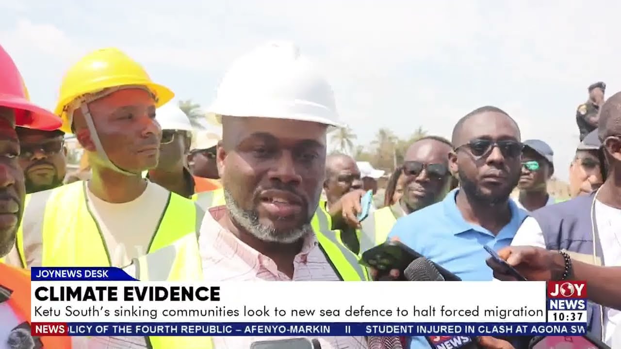 Climate Evidence: Ketu South's sinking communities look to new sea defence to halt forced migration