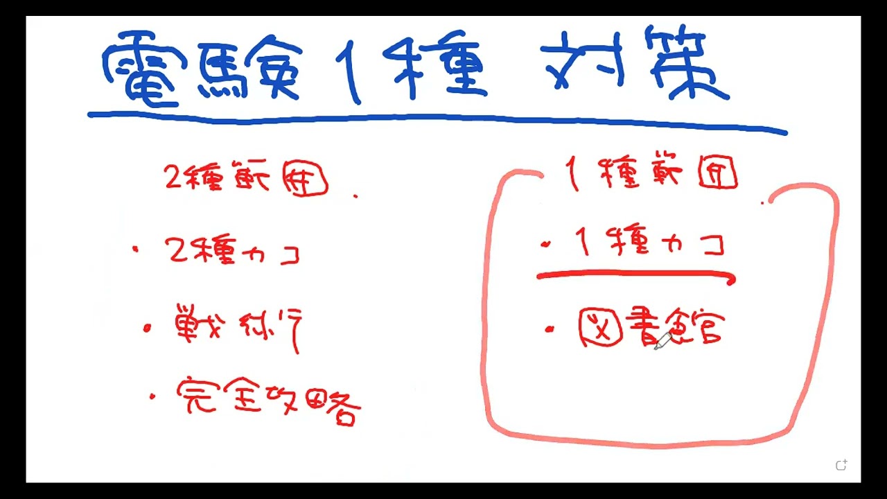 電験１種対策　概要