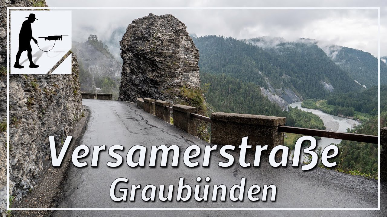 Versamerstrasse, Balcony Road, Graubünden, Switzerland - by motorcycle