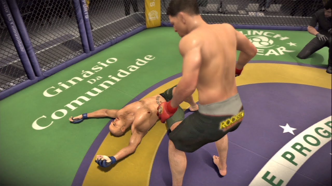 Подборка брутальных нокаутов MMA от EA Sports