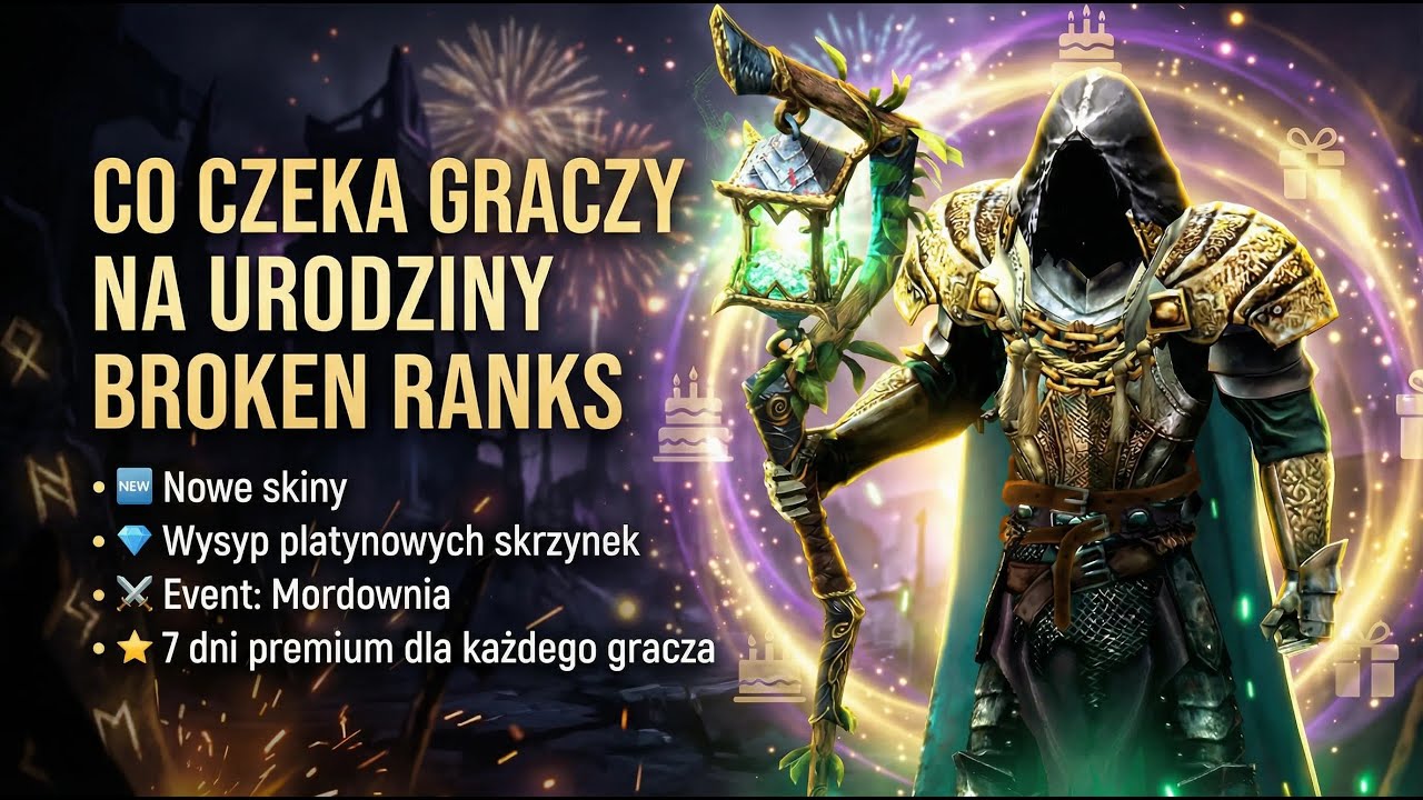 BROKEN RANKS PRZED EVENTEM URODZINOWYM! 500PL co 40 lapek!  #brokenranks  #taern #mmorpg