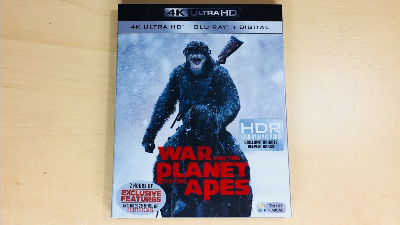 War for the Planet of the Apes - 4K Ultra HD Blu-ray Unboxing