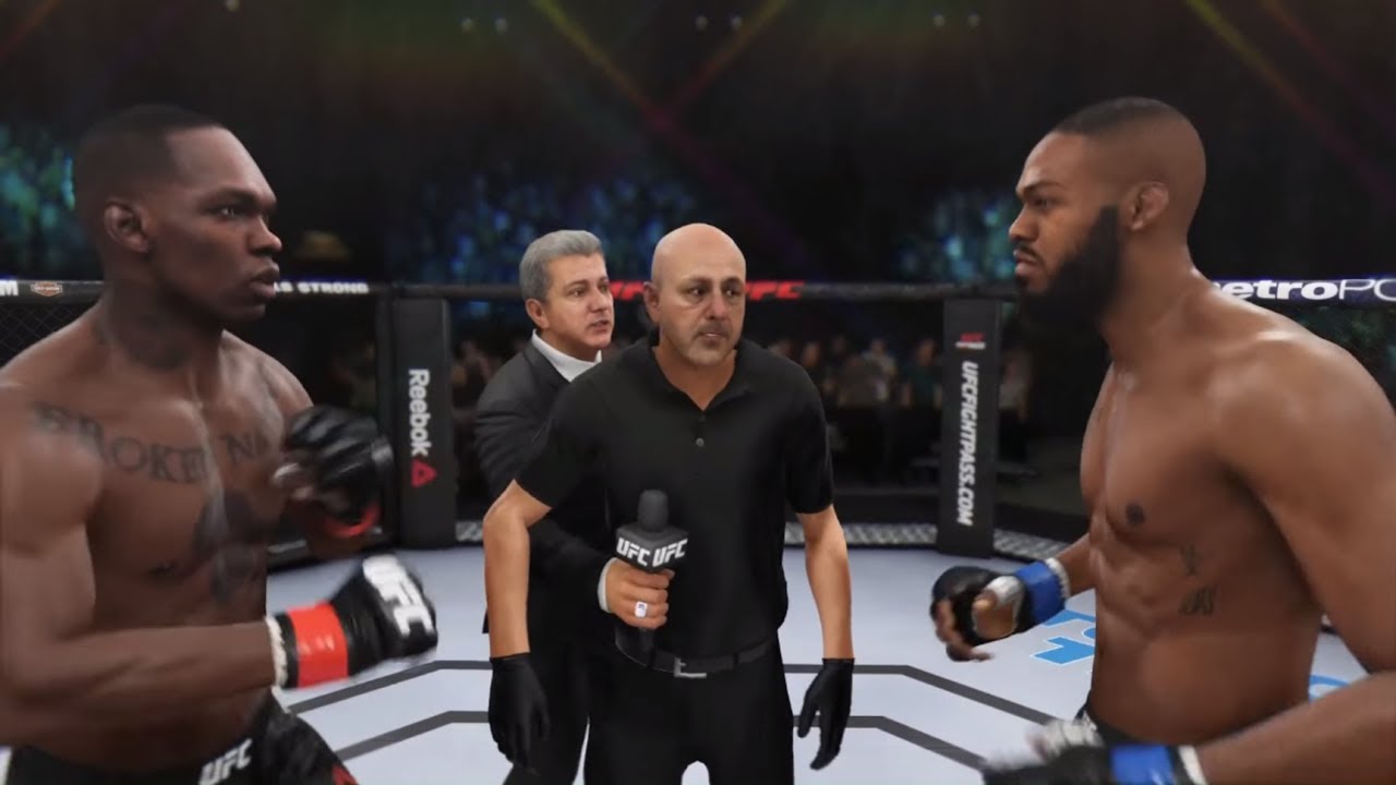 Jon Jones vs. Israel Adesanya (EA Sports UFC 3) - CPU vs. CPU - Crazy UFC 👊🤪