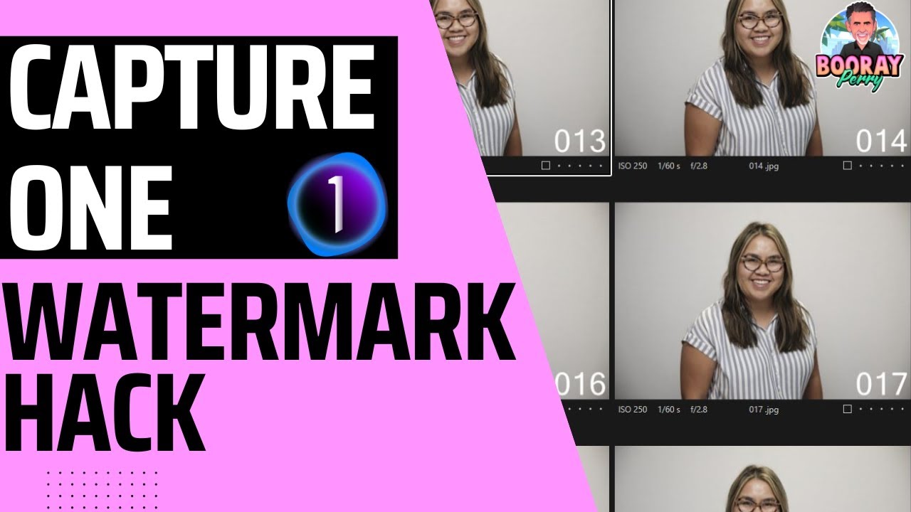 Capture One: Watermark HACK for labeling images.