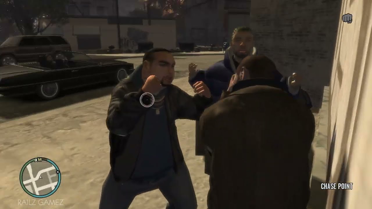 GTA IV - Starting Fights Between People Part 1