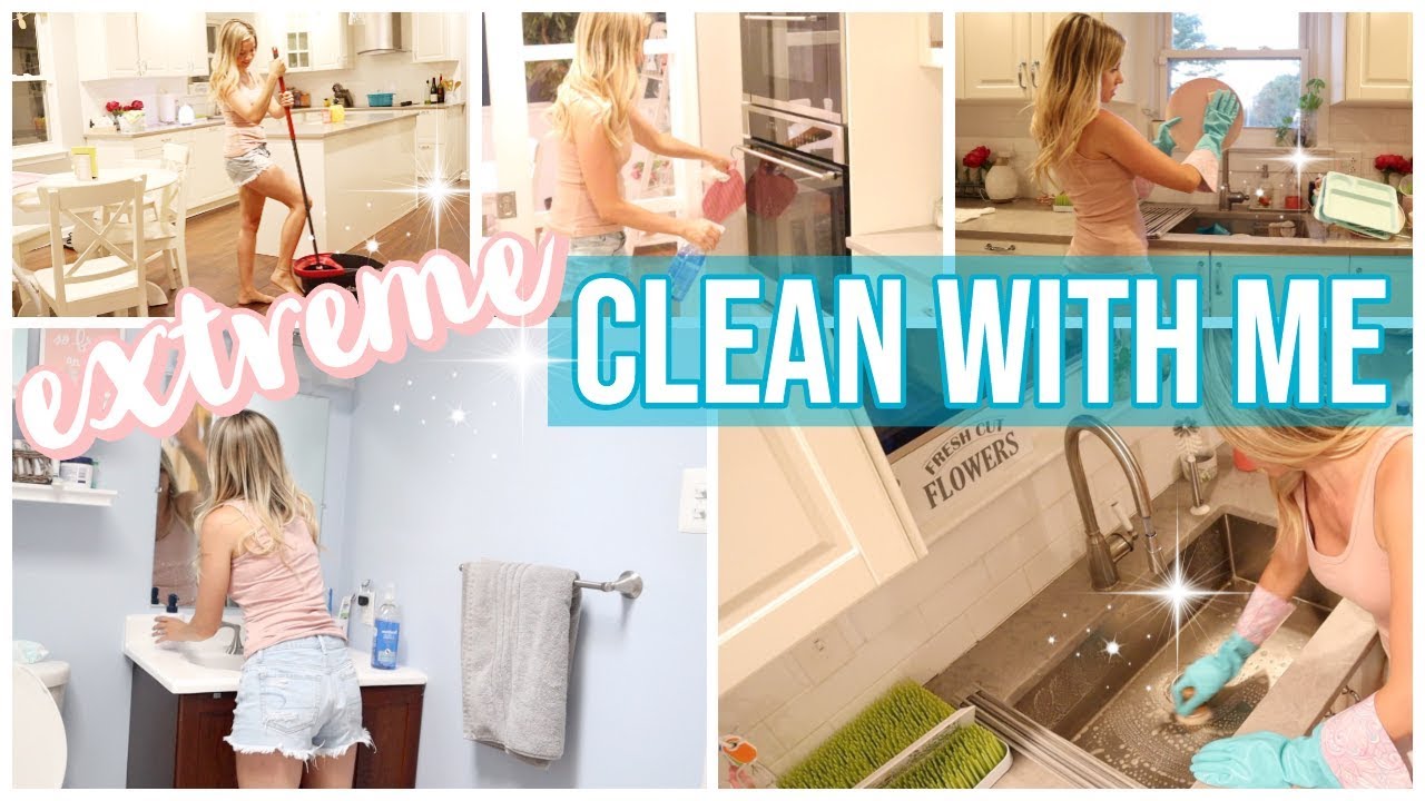 CLEAN WITH ME 2019 // CLEANING MOTIVATION + STAY AT HOME MOM CLEANING ROUTINE // SUNDAYS AT TIFFANIS