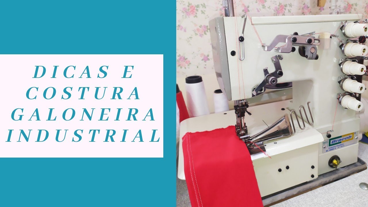 Como Costurar Na Galoneira...