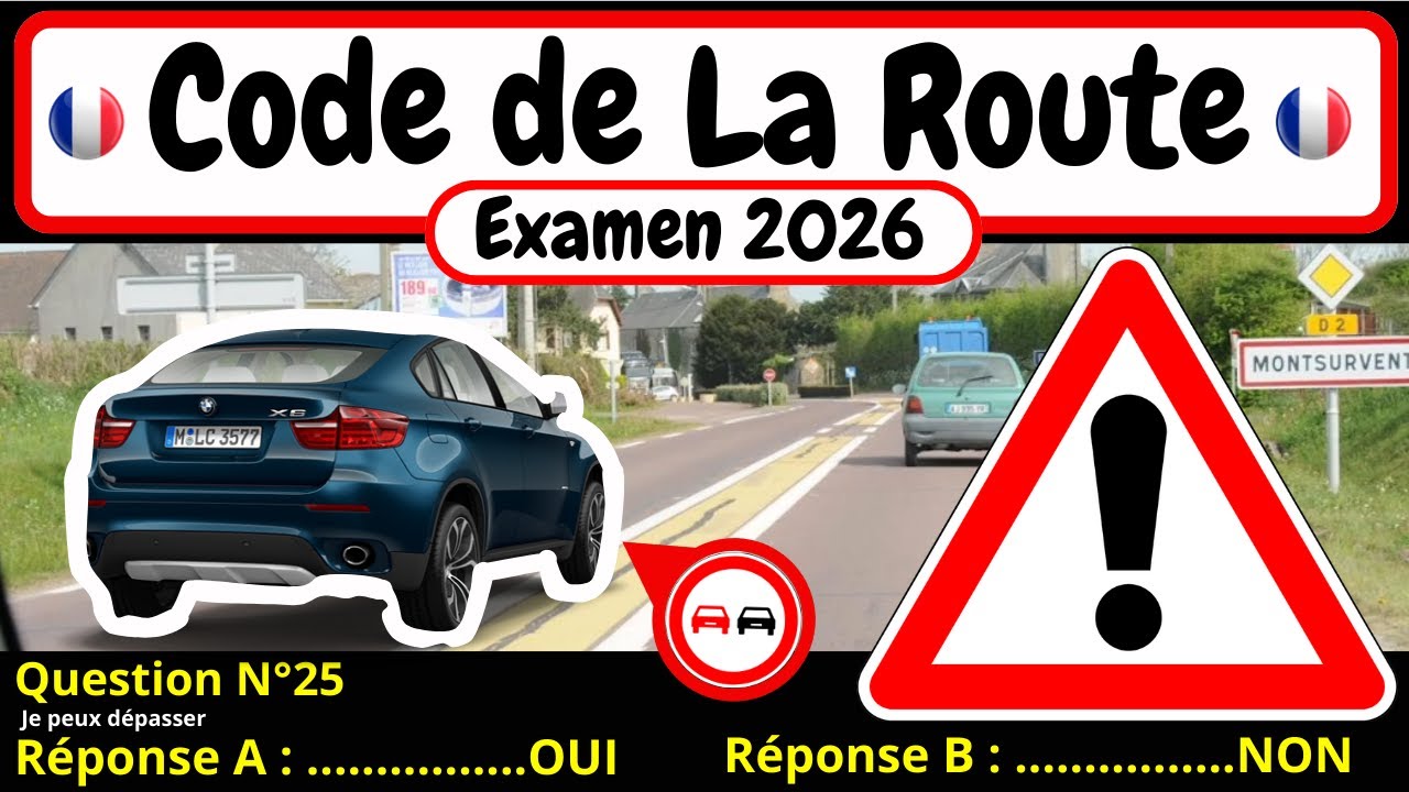 ✅ TEST GRATUIT DU CODE DE LA ROUTE 2026 🚗 #117