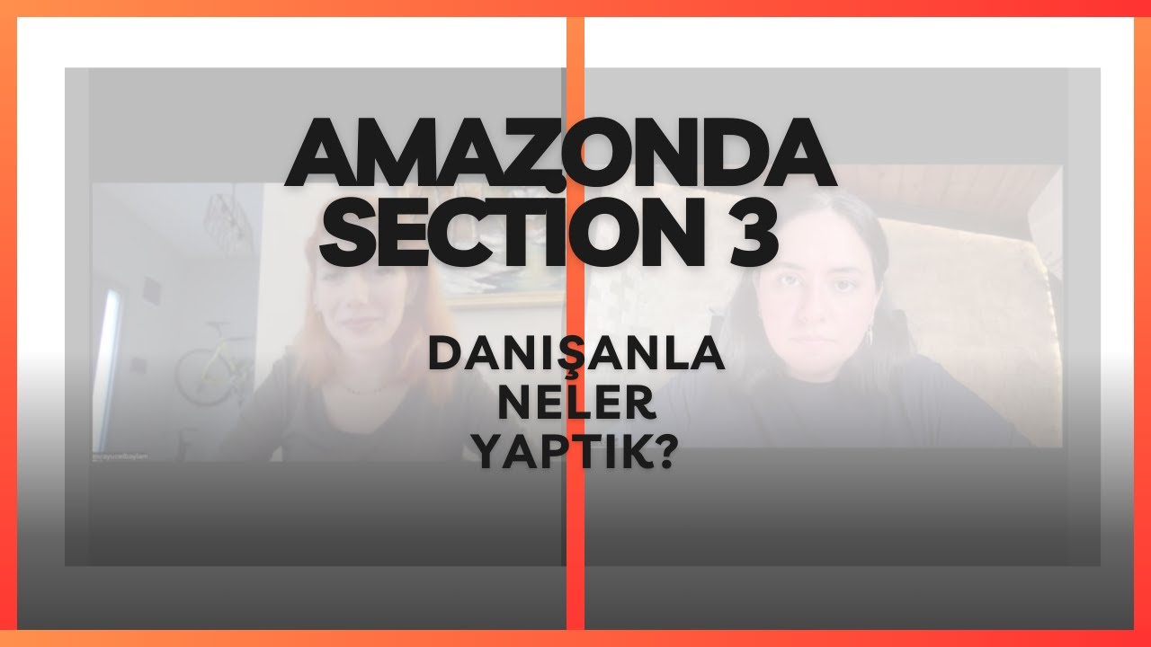 KONUK : Esra Baylam :) KONU:  Amazonda Section 3 suspendi