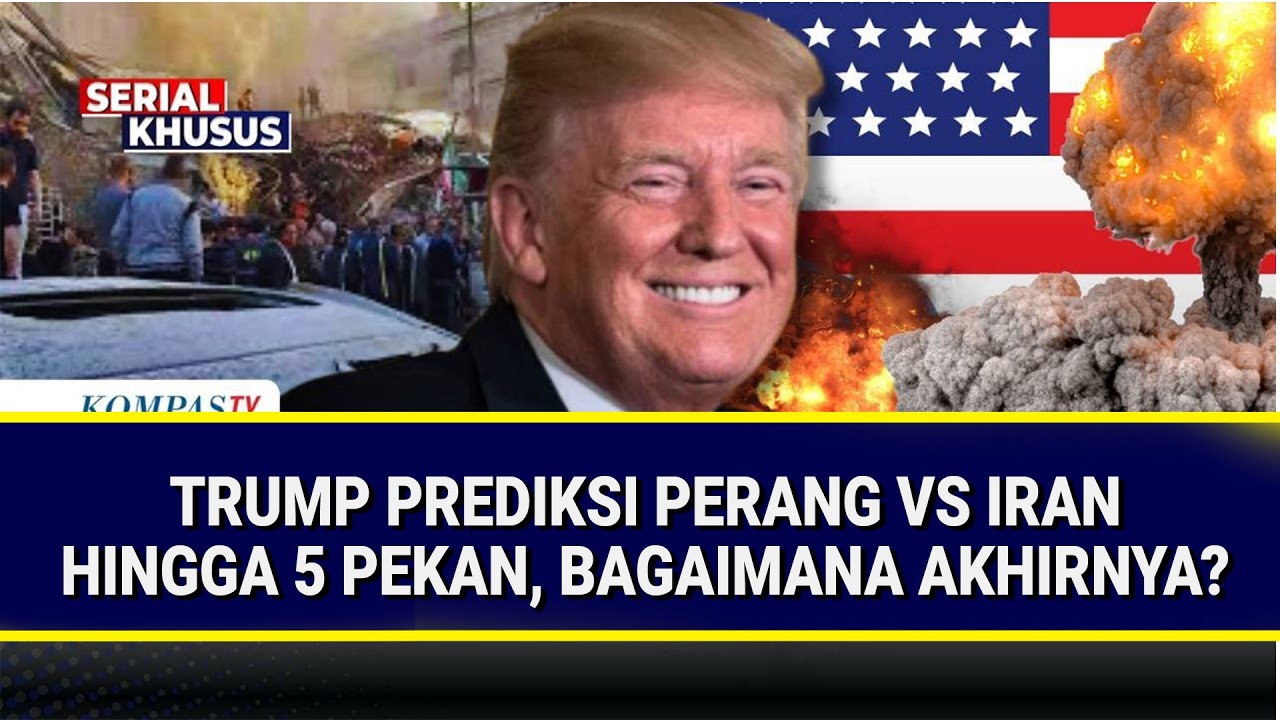 Konflik Memanas, Donald Trump Prediksi Perang Melawan Iran 4 5 Pekan,Bagaimana Akhirnya?