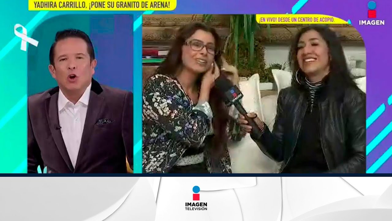 Yadhira Carrillo ayuda a los damnificados | De Primera Mano