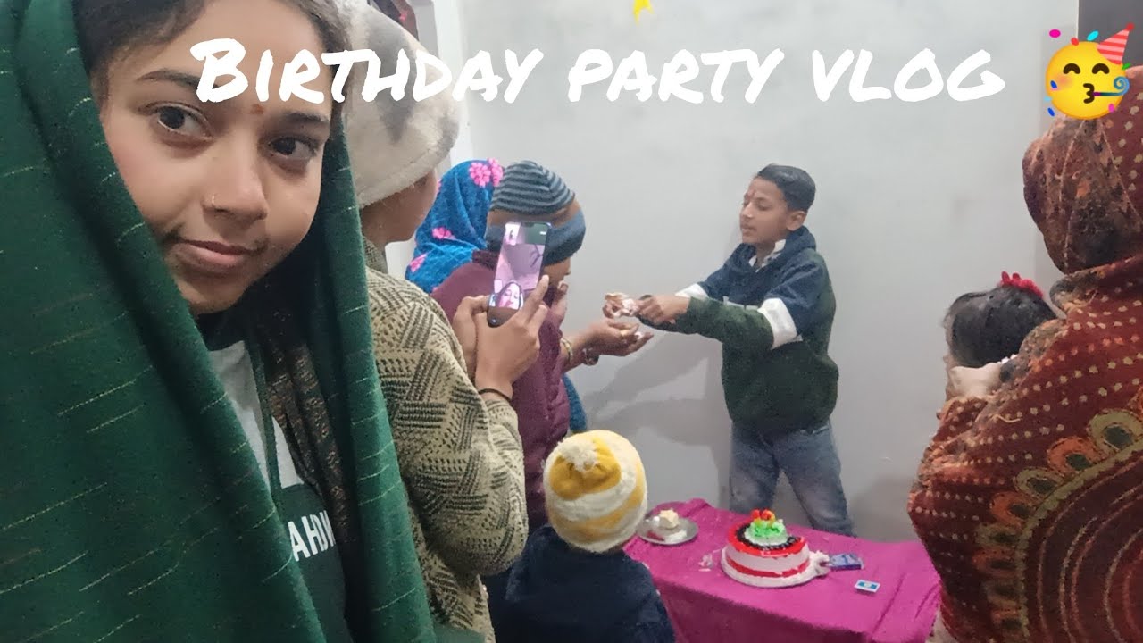 Bua ke ladke ka birthday 🎉🎂 | aaya bahut maza 🥳🤣 | bindass Tiwari girl |