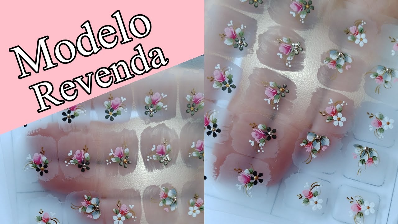 Modelo De Revenda; Adesivos De Unhas Artesanais