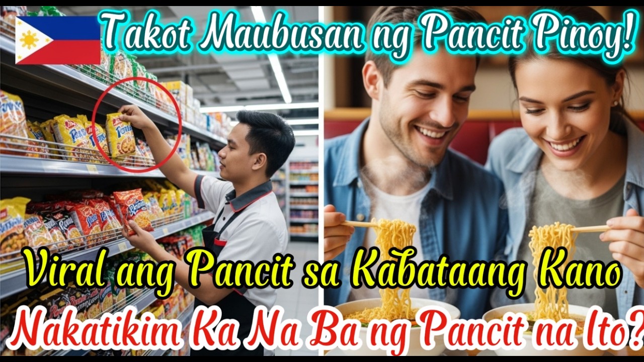 Lasa ng Pilipinas na kinaadikan sa Amerika! Mga estudyante binili ang pansit hanggang maubos estante