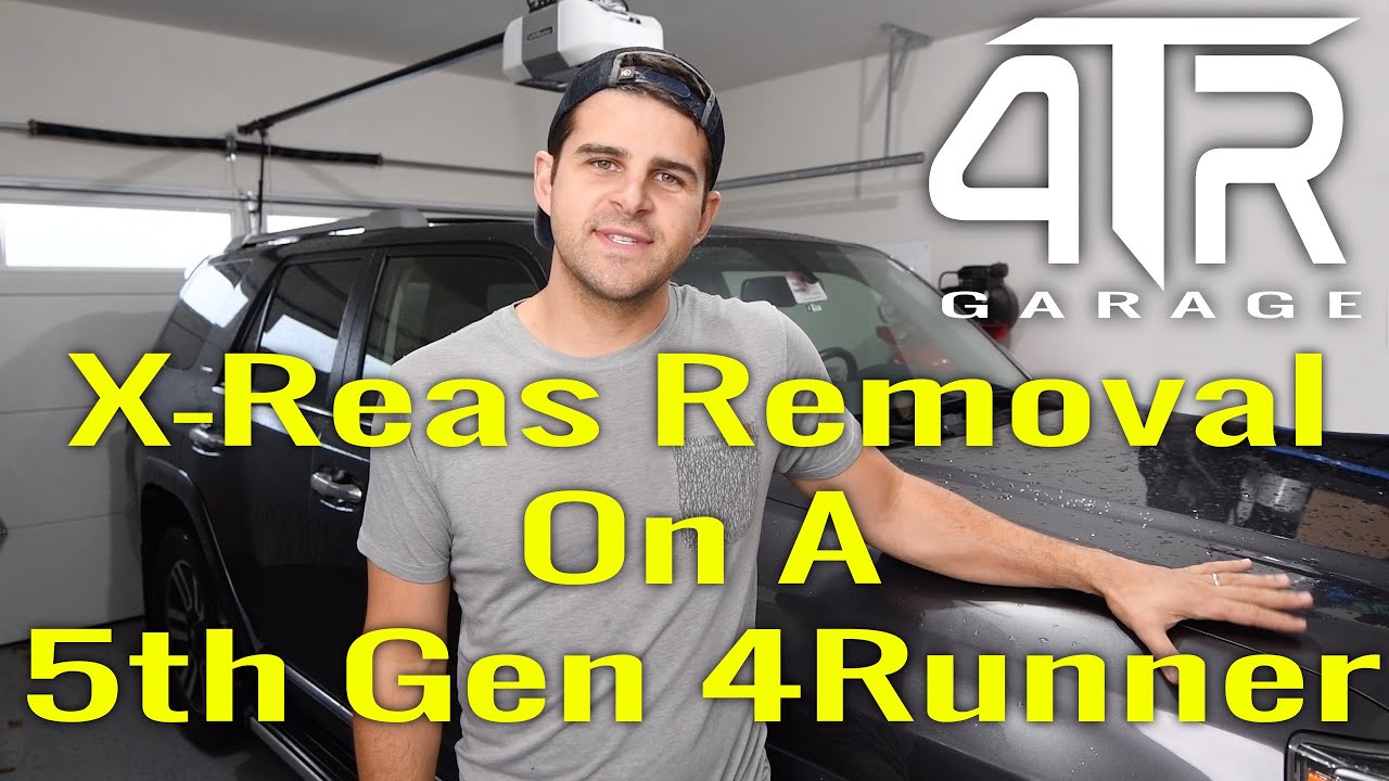 Как быстро снять систему X-Reas с 4Runner 5-го поколения