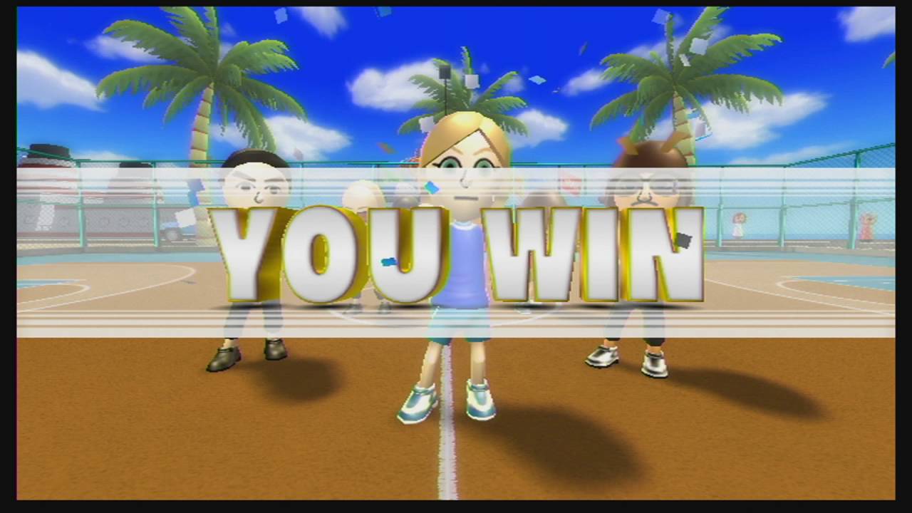Wii Sports Resort Basketball 3-on-3 Skill Zero to First Loss 1430 Part 1