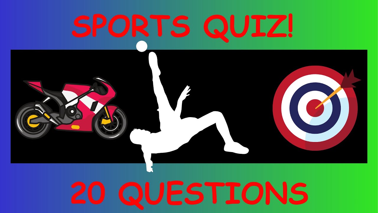 How well do you know Sports?! 20 Sports Quiz Questions #sportsquiz #sportsknowledge #quiz