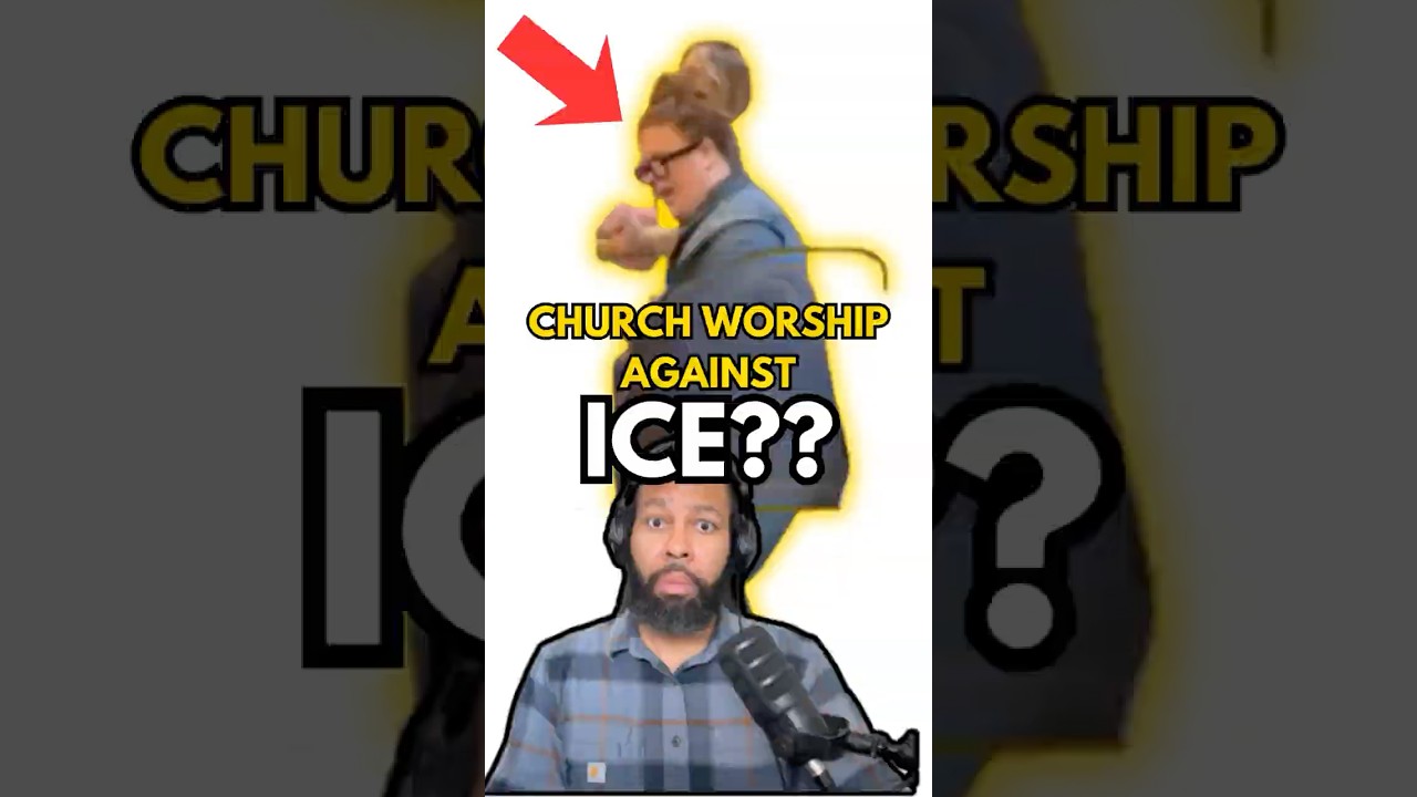 Here's what it sounds like when ICE is protested during worship at church 🤨🤨 #christian  #politics