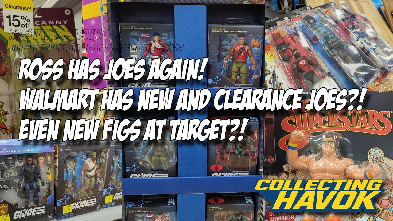 New GI Joe Shipper Spotted.  Joe Clearance, Ross restocks GI Joes. Target Clearance!! #toyhunt