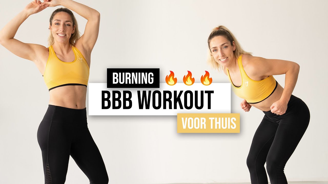 Burning bbb workout voor thuis | benen billen buik | the joy workout