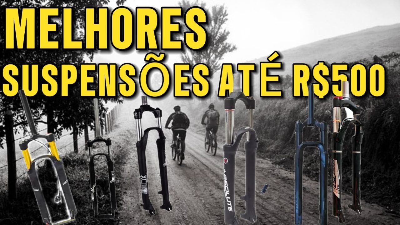 7 SUSPENSÕES PARA BICICLETA ARO 29 BOA ATÉ R$500,