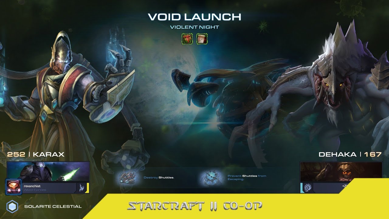 Violent Night (Karax P3) - StarCraft II Co-op Mutation (Brutal)