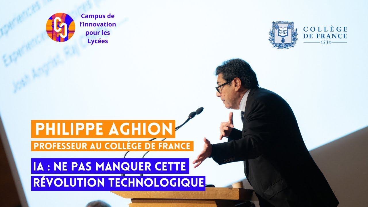 Philippe Aghion - Ne pas manquer la révolution technologique de l'IA (Webinaire)
